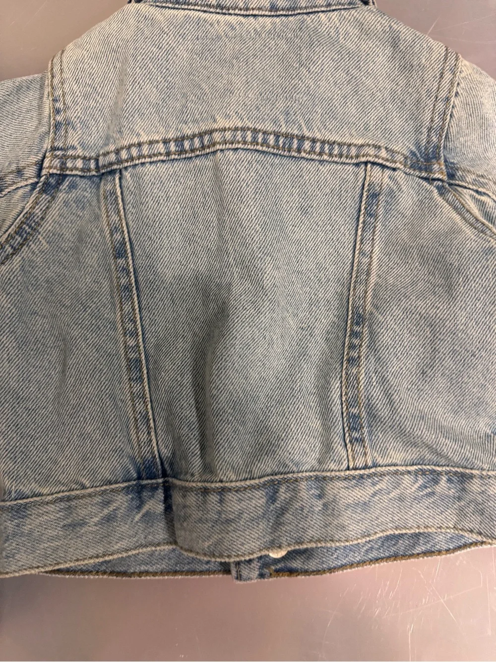 Old Navy Light Wash Denim Jacket size baby 3-6 month